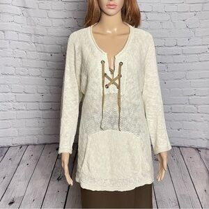 Ulla Johnson Cotton Tunic Sweater Size M